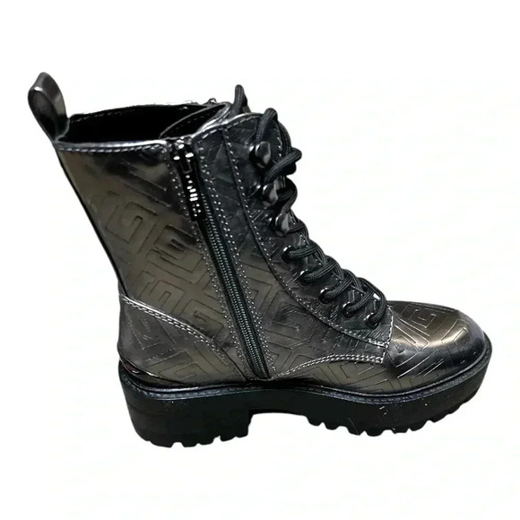 Guess Shoes - 🆕Guess Fearne Pewter Combat Boots & Box